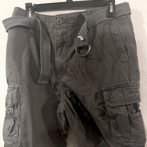 gently used men’s shorts camo green